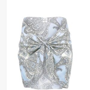 Montce Blue and White Swim Sarong